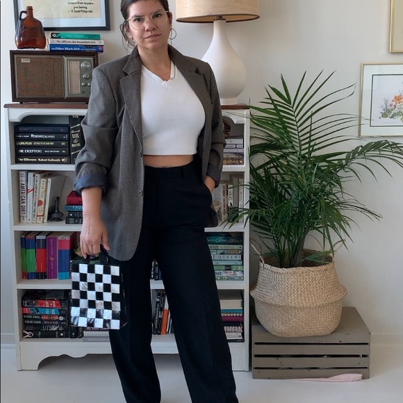 Mens oversized black trousers - Picture 5 of 5